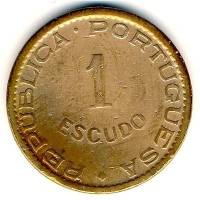 (№1953km8) Монета Кабо-Верде 1953 год 1 Escudo